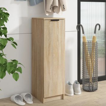 Gossi pantofar, stejar sonoma, 30x35x100 cm, lemn compozit