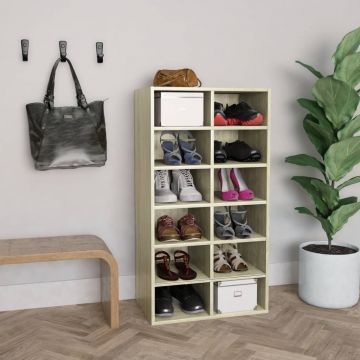 Gossi pantofar, stejar sonoma, 54x34x100,5 cm, lemn compozit