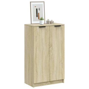 Gossi pantofar, stejar sonoma, 59x35x100 cm, lemn compozit