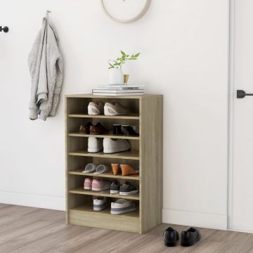 Gossi pantofar, stejar sonoma, 60x35x92 cm, pal