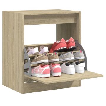Gossi pantofar, stejar sonoma, 60x42x69 cm, lemn compozit