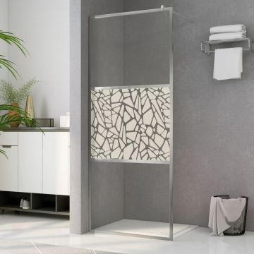 Gossi paravan de dus walk-in, 115 x 195 cm, sticla esg, model piatra
