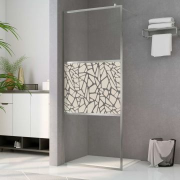 Gossi paravan de dus walk-in, 80 x 195 cm, sticla esg, model piatra