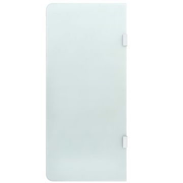 Gossi paravan intimitate pisoar de perete 90x40 cm sticla securizata
