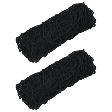 Gossi plase pentru fan, 2 buc, negru, dreptunghiulara, 100x90 cm, pp