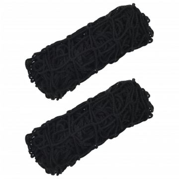 Gossi plase pentru fan, 2 buc, negru, dreptunghiulara, 90x60 m, pp