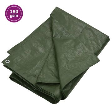 Gossi prelata 180 g/m2, verde, 3x5 m, hdpe