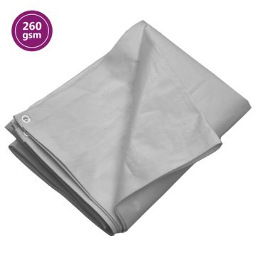 Gossi prelata 260 g/m2, gri, 2x3 m, hdpe