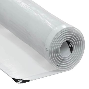 Gossi prelata transparenta cu ochiuri 10x12 m polietilena