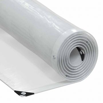 Gossi prelata transparenta cu ochiuri 1x12 m polietilena