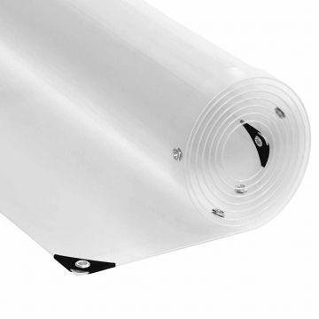 Gossi prelata transparenta cu ochiuri 3x8 m pvc