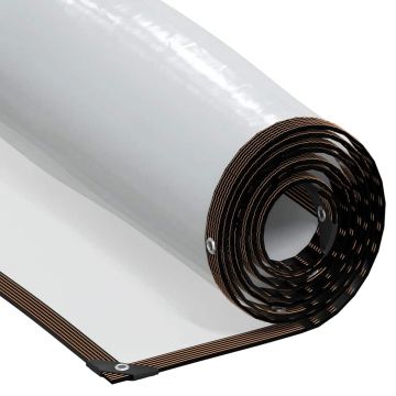 Gossi prelata transparenta cu ochiuri 6x10 m polietilena