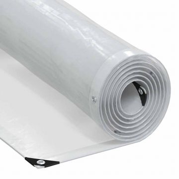 Gossi prelata transparenta cu ochiuri 6x8 m polietilena
