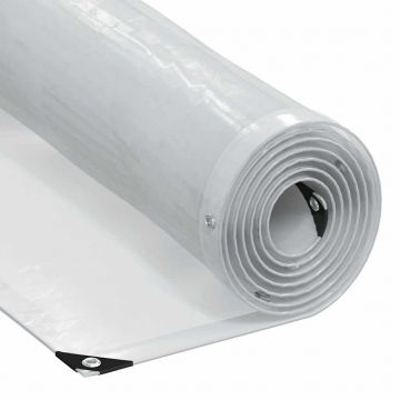 Gossi prelata transparenta cu ochiuri 8x10 m polietilena