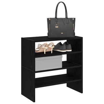 Gossi rafturi pantofi 2 buc stejar maro stivuibil 60x30x30,5 cm