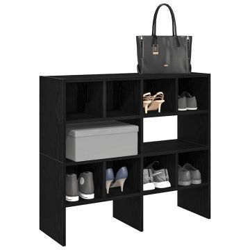 Gossi rafturi pantofi 2 buc stejar maro stivuibil 89,5x30x40 cm