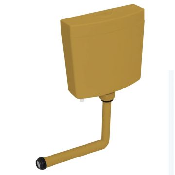 Gossi rezervor de toaleta cu admisie de apa pe fund, 3/6 l, curry