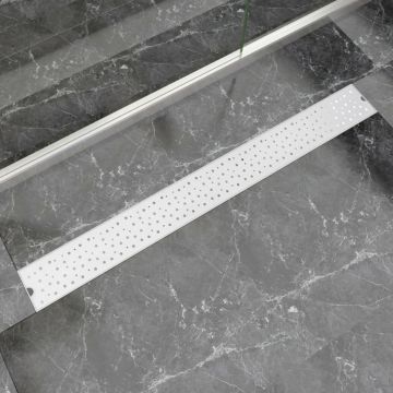 Gossi rigola dus liniara, model bule, otel inoxidabil, 1030 x 140 mm