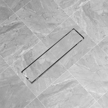 Gossi rigola dus liniara, model linie, otel inoxidabil, 530 x 140 mm