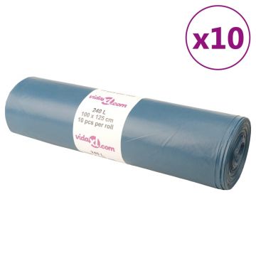 Gossi saci de gunoi 100 buc. albastru 240 l