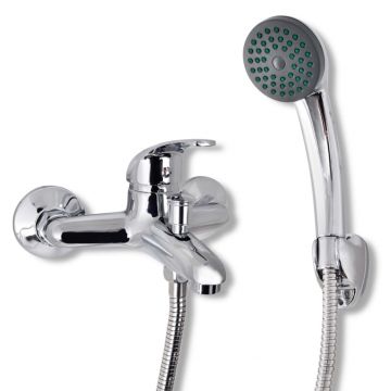 Gossi set baterie robinet dus pentru baie, crom