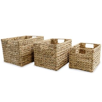 Gossi set cosuri de depozitare, 3 buc, zambila de apa