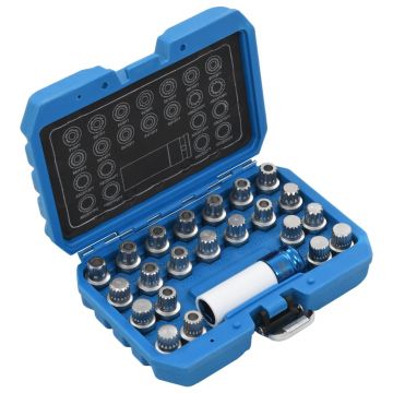 Gossi set de chei blocare jante, 23 piese, pentru vag