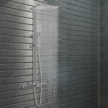 Gossi set de dus cu doua capete, cu termostat, otel inoxidabil