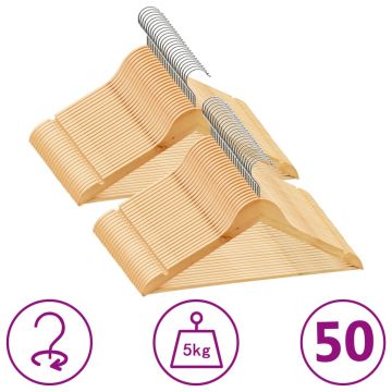 Gossi set de umerase anti-alunecare, 50 buc. lemn esenta tare