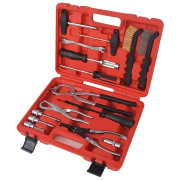 Gossi set de unelte pentru montarea si intretinerea franei, 15 piese