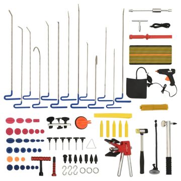 Gossi set unelte reparatii deformari auto fara vopsire, 80 piese