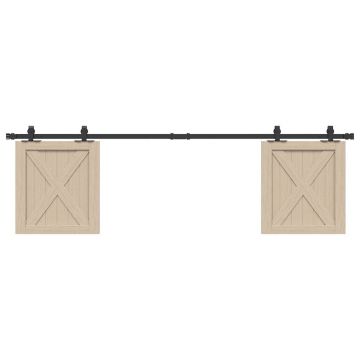 Gossi set usi glisante pentru dulap 183 cm otel carbon