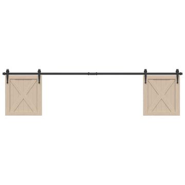Gossi set usi glisante pentru dulap 213 cm otel carbon