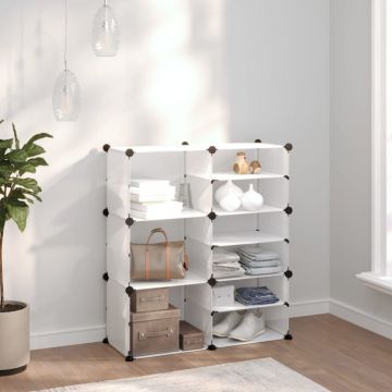 Gossi suport de pantofi, transparent, 84x31,5x93 cm, pp