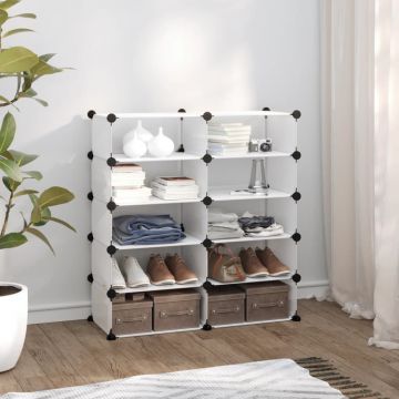 Gossi suport de pantofi, transparent, 84x32x88,5 cm, pp