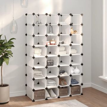 Gossi suport de pantofi, transparent, 93x36,5x140 cm, pp