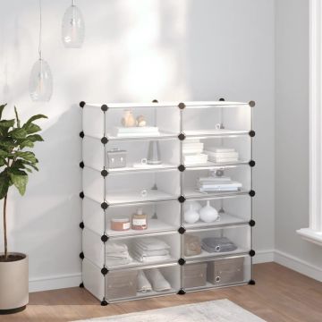Gossi suport de pantofi, transparent, 94,5x36,5x106 cm, pp