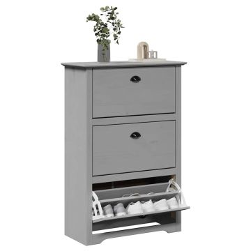 Gossi suport pantofi „bodo” gri 80x35x118 cm