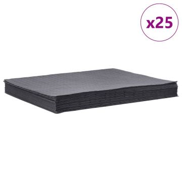 Gossi tampoane absorbante de ulei 25 buc gri 40x50 cm