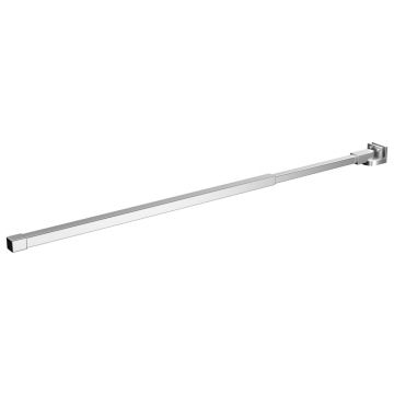 Gossi tija de sustinere pentru baie, 70-120 cm, otel inoxidabil