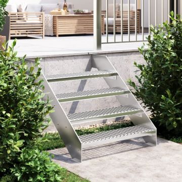 Gossi treapta tip gratar, 80x24x7 cm, otel galvanizat