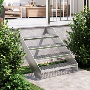 Gossi treapta tip gratar, 80x24x7 cm, otel galvanizat