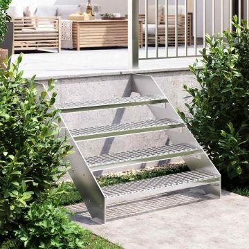 Gossi treapta tip gratar, 90x24x7 cm, otel galvanizat