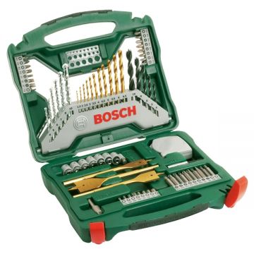 Bosch  2607019329 - Set accesorii insurubare si burghie mixte 70 bucati