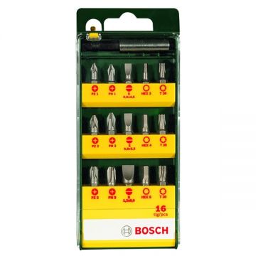 Bosch  2607019453 - Set capete de insurubare mixte 16 bucati