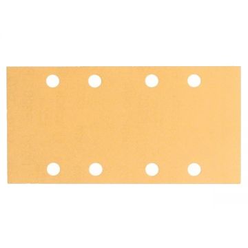 Bosch  C470 - Foaie abraziva dreptunghi 186x93 mm 8 gauri granulatie 80 10 buc