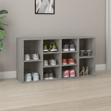 Gossi banca pentru pantofi, gri sonoma, 103x30x54,5 cm lemn prelucrat