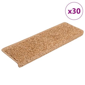 Gossi covorase scara 30 buc 65x21x4 cm bej
