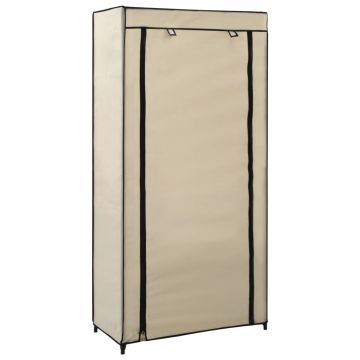 Gossi pantofar cu husa, crem, 58x28x106 cm, material textil