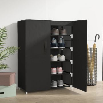 Gossi pantofar, negru, 60x28x90 cm, material textil